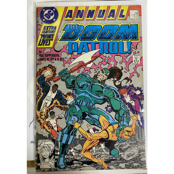 Doom Patrol Comic Lot (1988) – Issue #15 + Annual #1 DC Vintage Comics - Picture 1 of 2